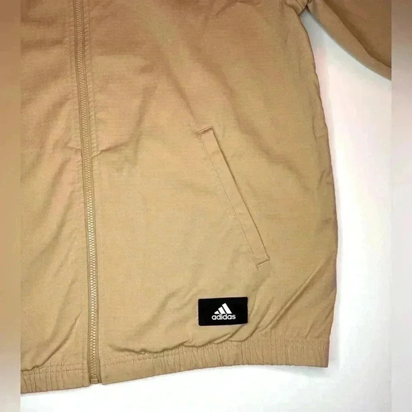 Adidas Mens Future Icon Stripe Splicing Woven Stand Collar Sports Jacket Size M - Picture 2 of 10